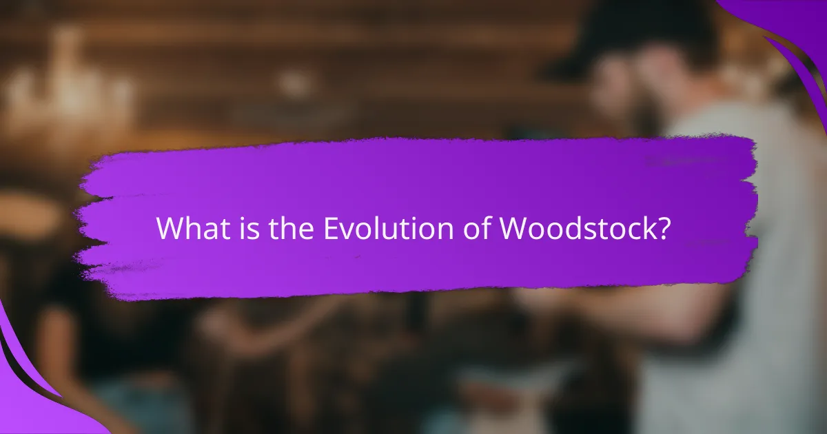 What is the Evolution of Woodstock?
